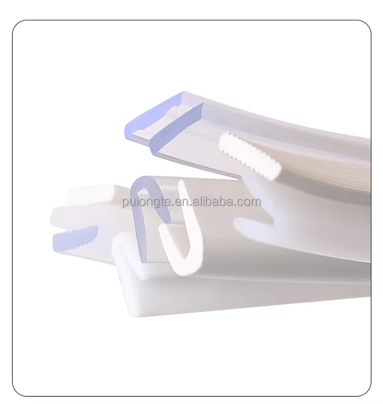 PVC Strip for Backlit Fabric Light Box Soft Film Edge Strip LED PVC Cutting and Moulding Processing Services for Seal Usage