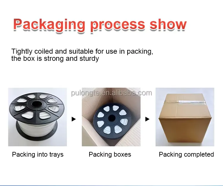 14*3mm 12*3mm Flat Silicone Seal Strip PVC TPE Keder Light Box Silicone Rubber Product