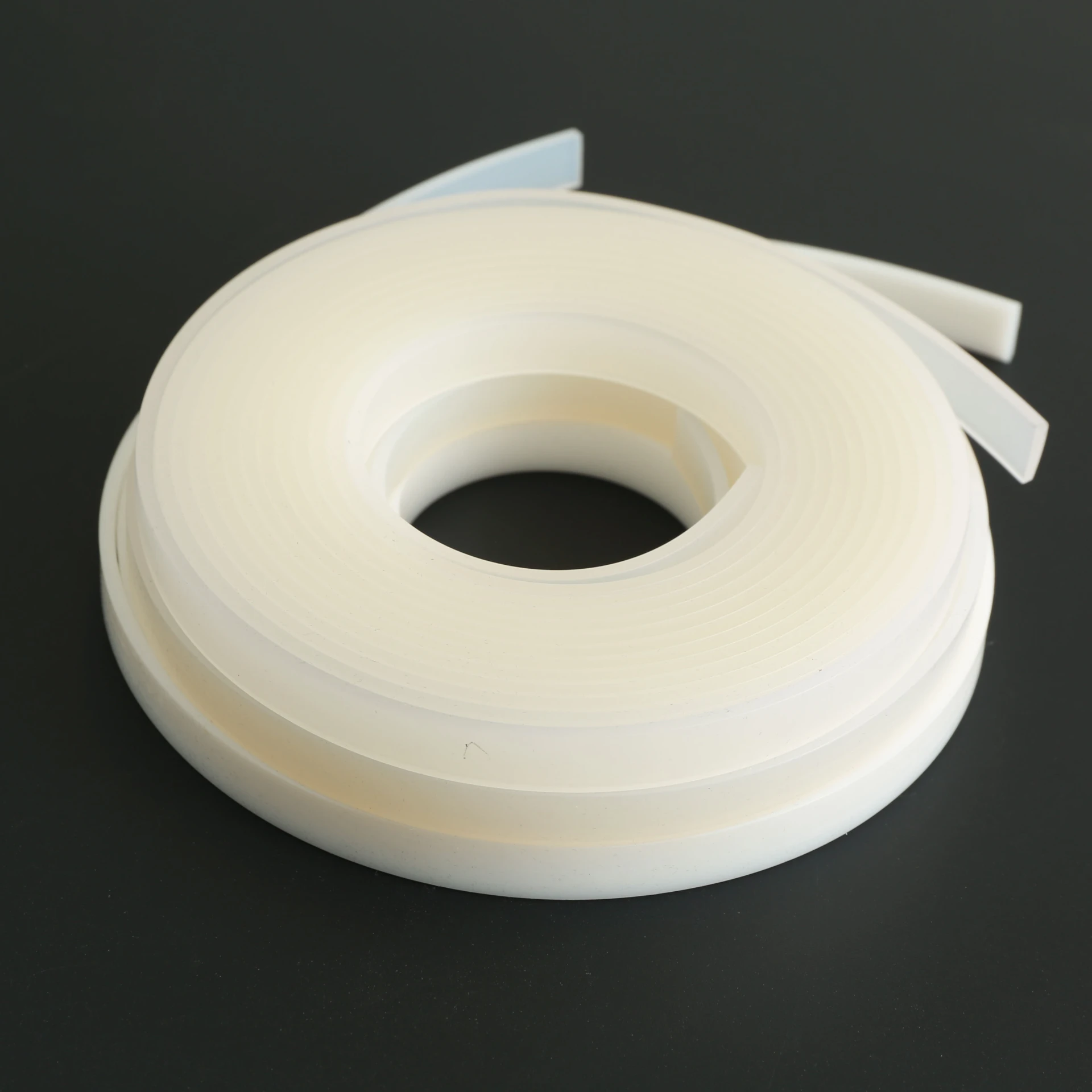 Factory Direct White 14 X 3mm Flat Silicone Sewing Keder 12 X 3mm Sewing Keder for SEG Fabric Moulding Cutting Services Included