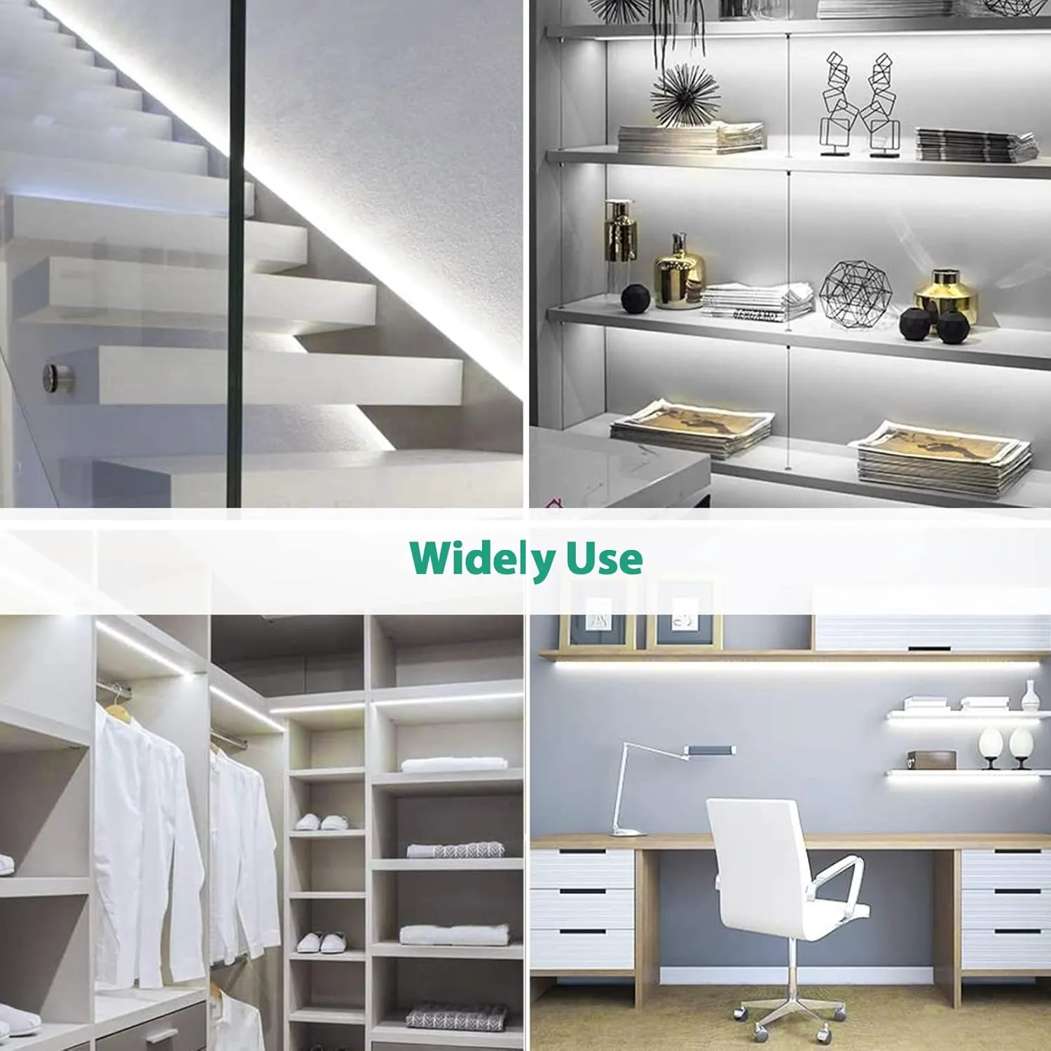 24v 12V Warm White Dimmable LED Strip Lights Silicone 3000K