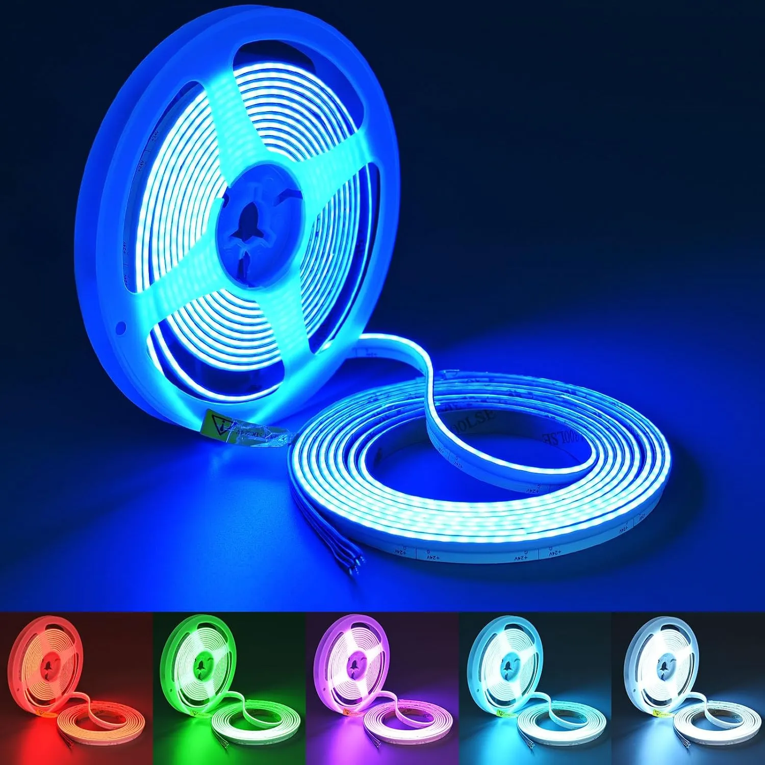 LED Neon Lights 12V Warm White Dimmable LED Strip Lights Waterproof