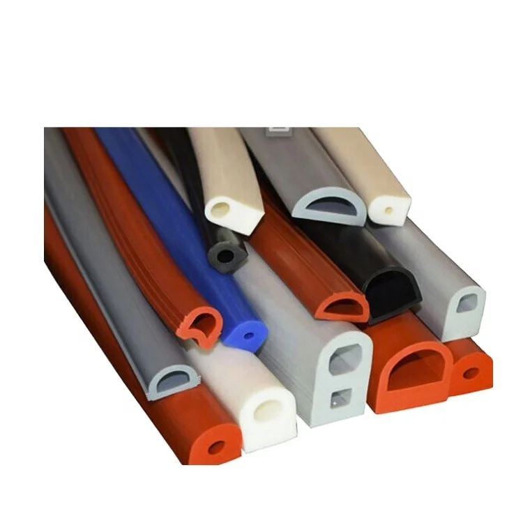 High temperature resistant E P shaped silicone rubber sealing strip rubber gasket for oven door