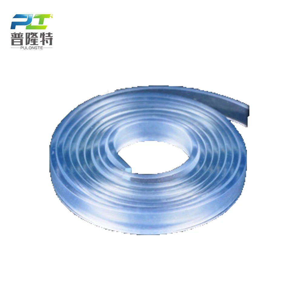 Wholesale PVC TPE Silicon Seal Strip High Temperature Resistance LED Clear Rubber Strips for Fabric Light Box Cutting