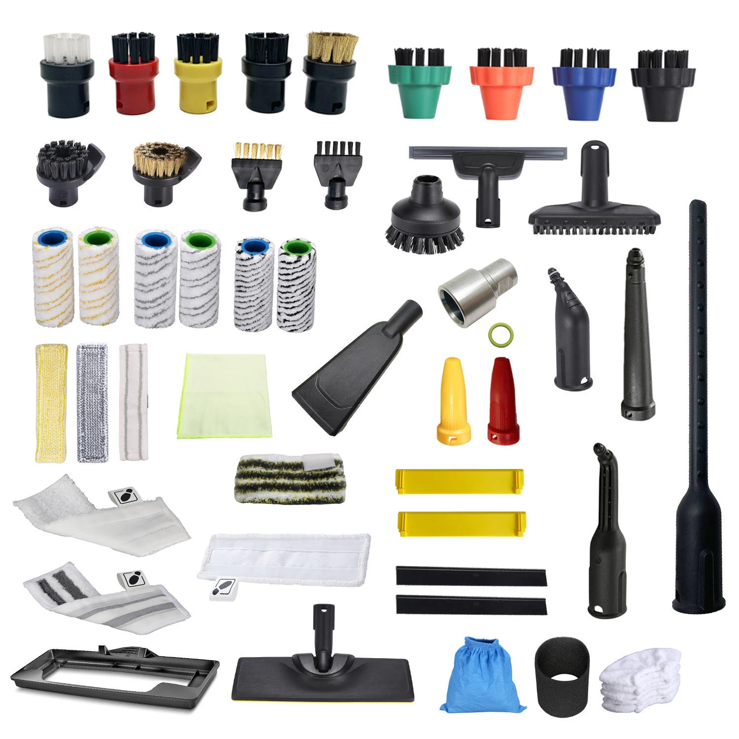 Karcher SC Series Compatible Steam Set Accessories Small Brush Copper Brush Floor Scraper Extruding Karcher Steam Parts-Plastic