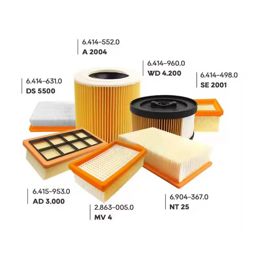 PULONGTE Factory Custom Plastic Replacement HEPA Air Filters for Kar Cher NT25 Vacuum Cleaners with Cutting Parts