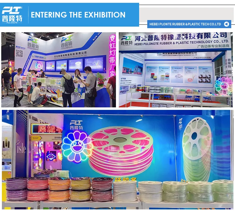 Wholesale PVC TPE Silicon Seal Strip High Temperature Resistance LED Clear Rubber Strips for Fabric Light Box Cutting